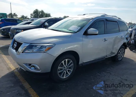 2013 Nissan Pathfinder Sl из США, поврежденный, VIN 5N1AR2MN9DC602455